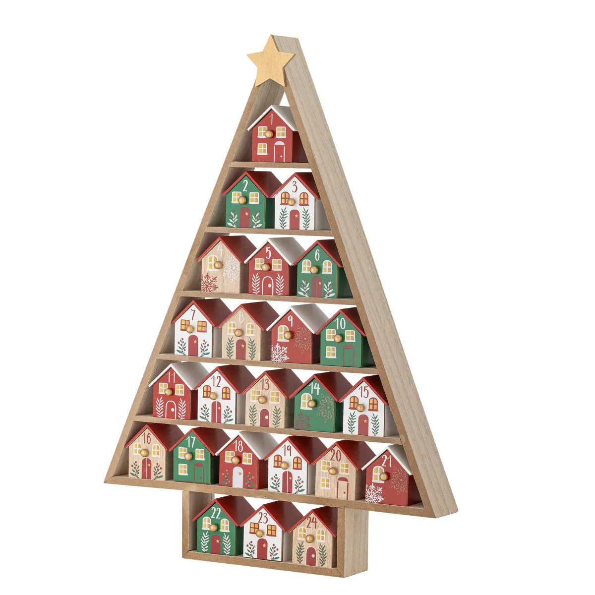 Bloomingville Calvin Julekalender Rød