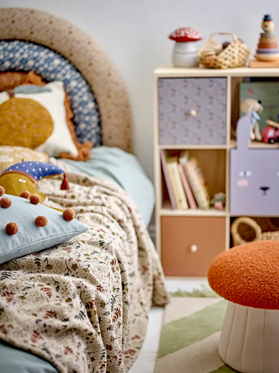 Bloomingville MINI Bertil Puff Rød