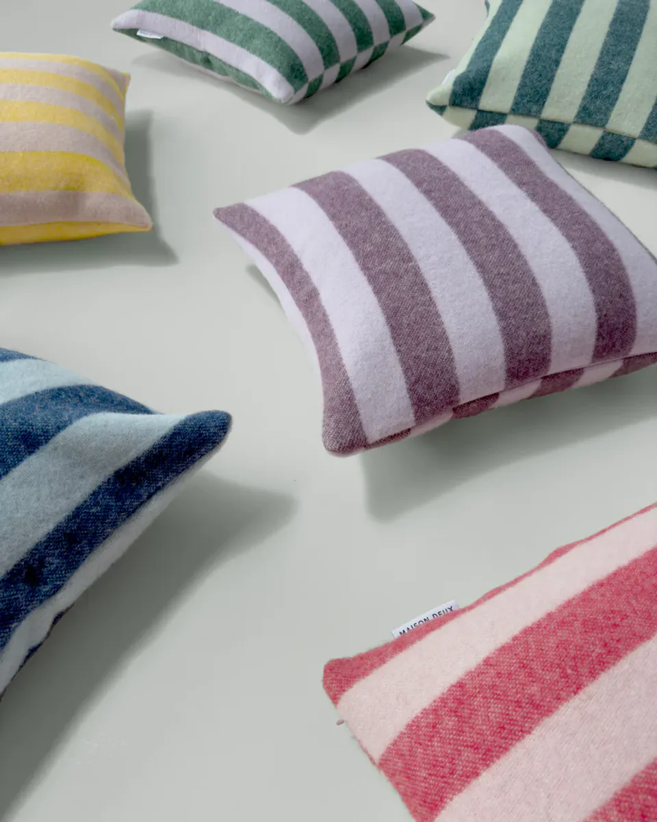 Maison Deux Candy Wrap Putetrekk 50x50 Rosa/Rød