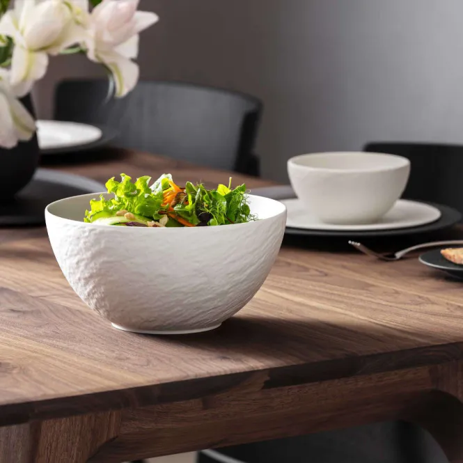 Hovedbilde Villeroy & Boch Manufacture Rock Blanc Salatbolle ...