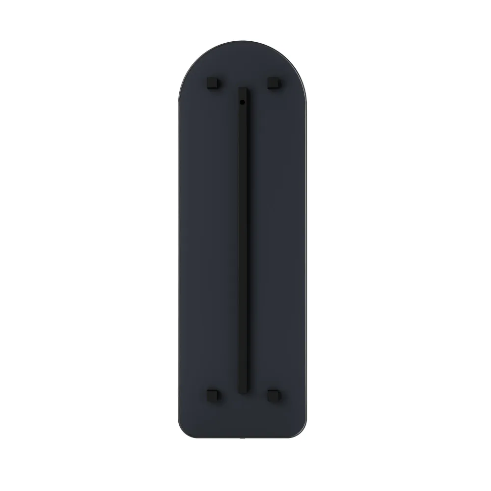 Umbra Hubba Buet gulv/veggspeil metallic titanium