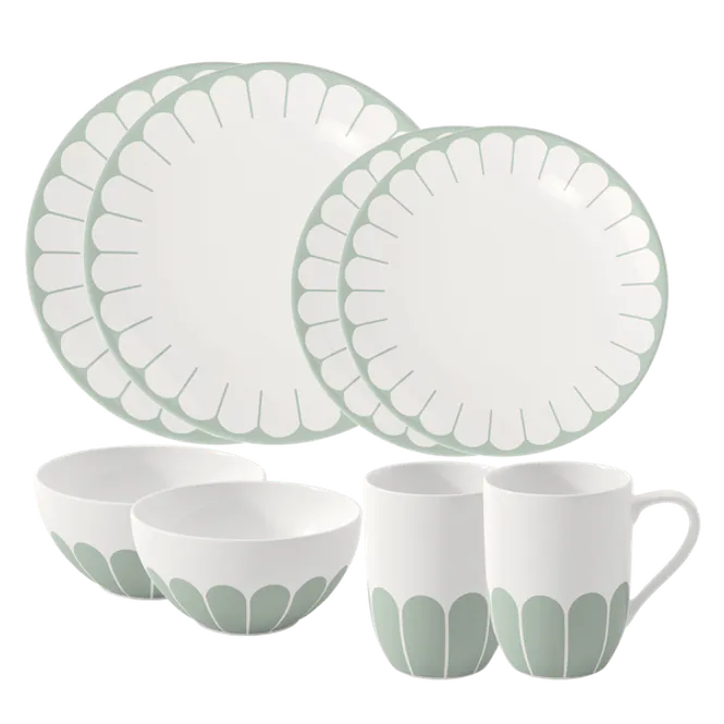 Hovedbilde Villeroy & Boch Fleur Vert Servisepakke 8 deler