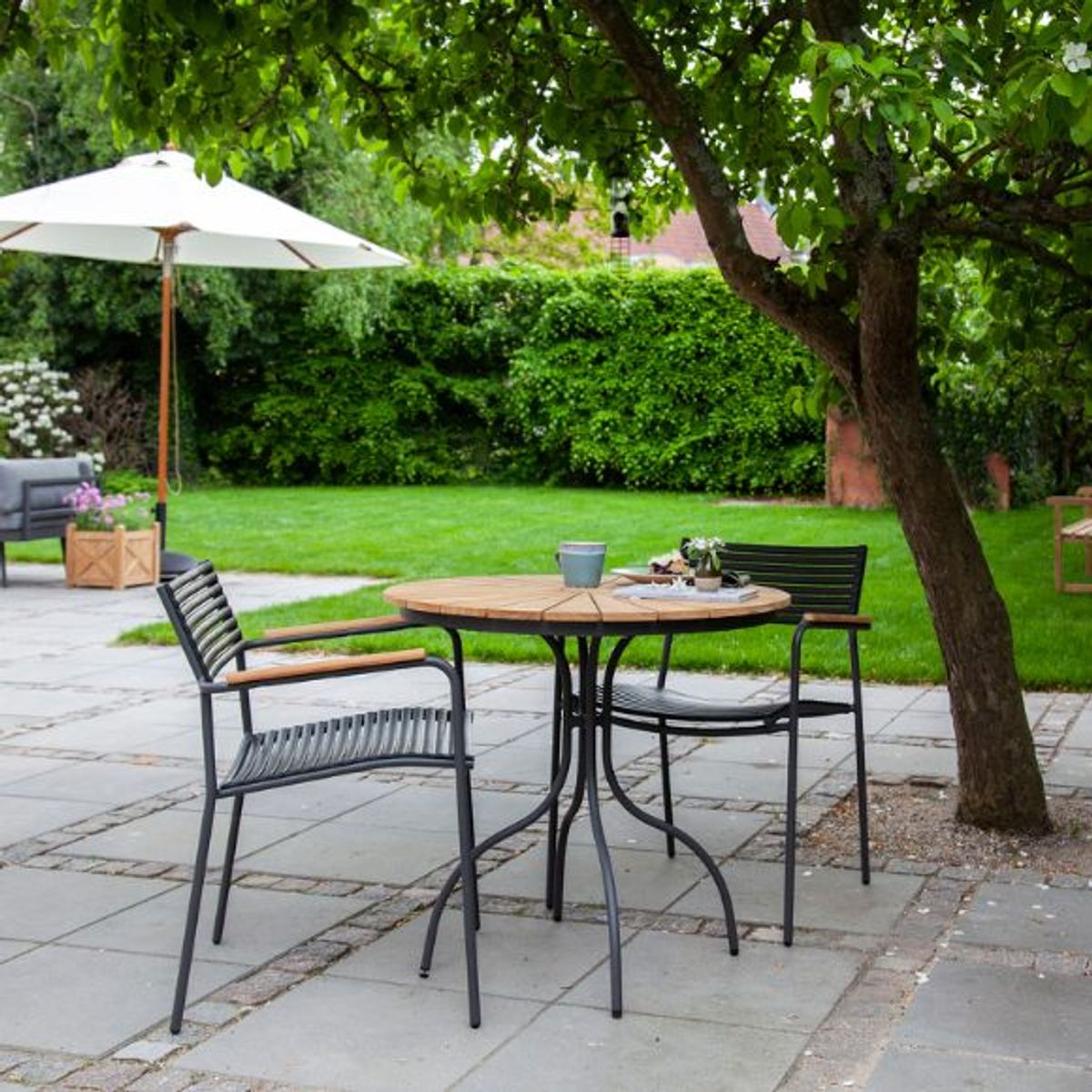 Cinas Mood Air Stol Antrasitt/Teak