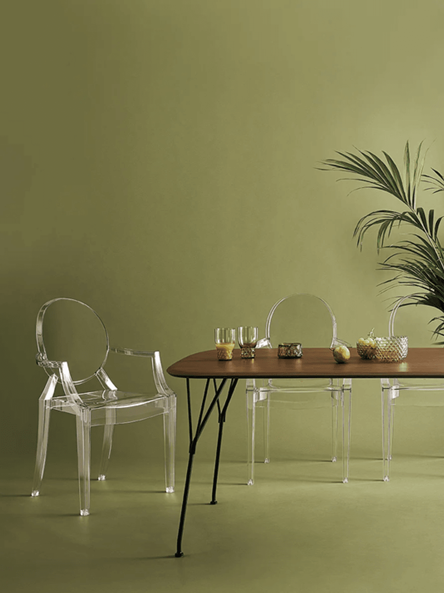 Kartell Louis Ghost Stol Krystall