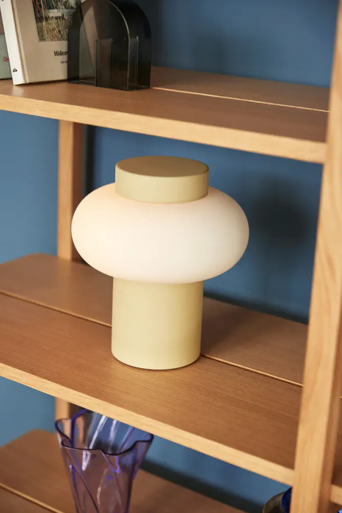 Hübsch Camp Bordlampe Beige