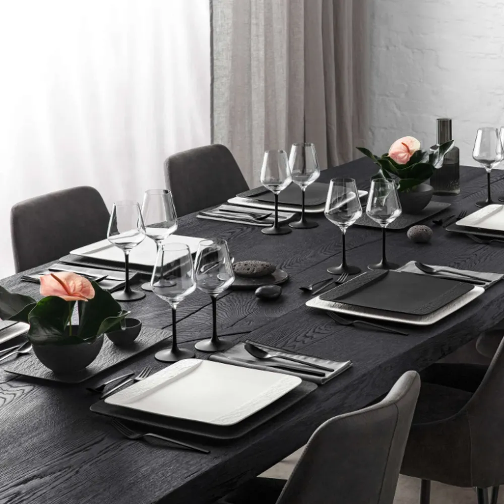 Villeroy & Boch Manufacture Rock Rødvinsglass 4-pk