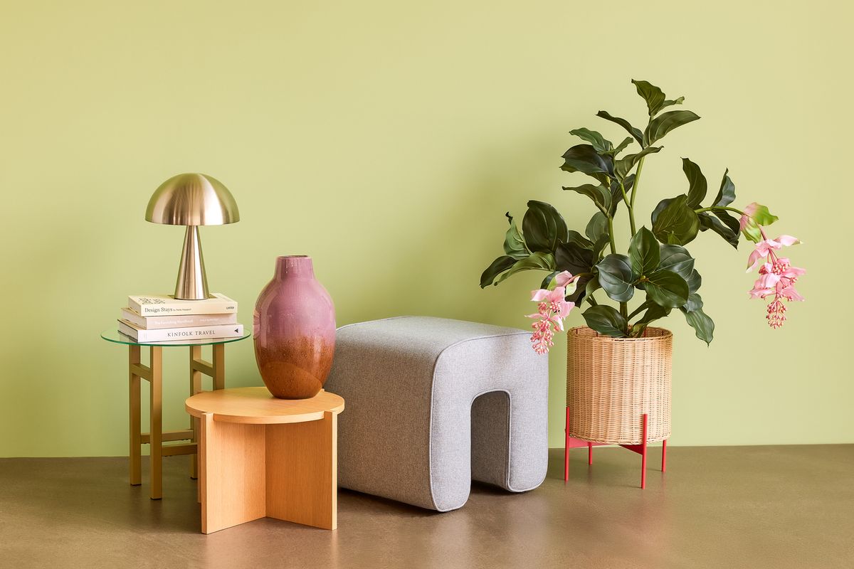 Hübsch Nomad Blomsterbord Stort Eik FSC