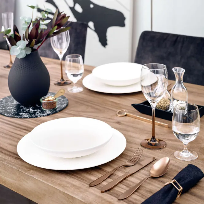 Hovedbilde Villeroy & Boch Manufacture Rock Blanc Dyp ...