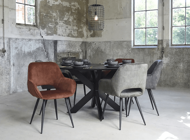 Hovedbilde Trend Collection Fer Spisestol Rust Velour