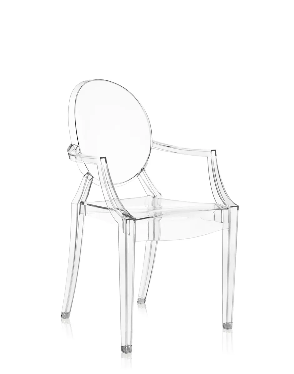 Kartell Louis Ghost Stol Krystall