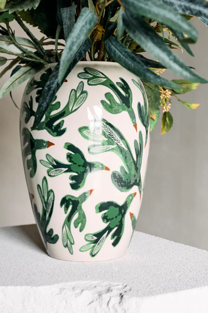 Bloomingville Birdliva Vase Grønn 33 cm
