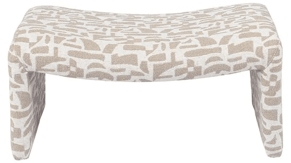 Trend Collection Georgia Puff Mønstret Sand