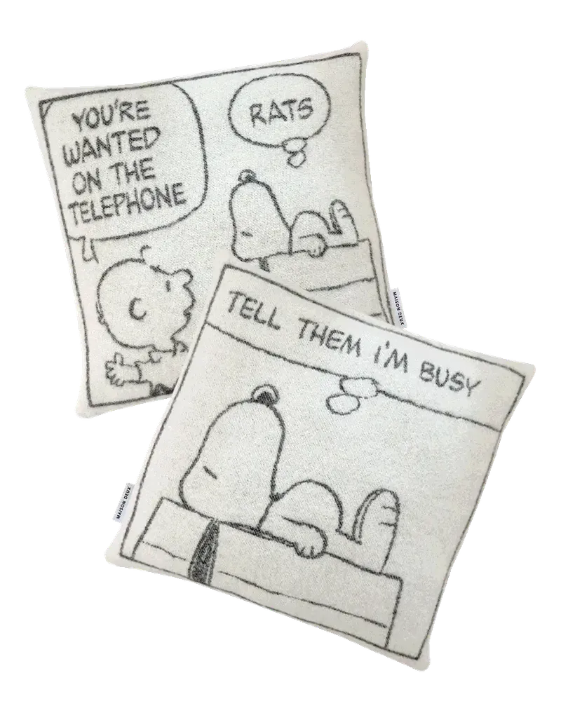 Maison Deux Peanuts Putetrekk Comic Busy Sett á 2