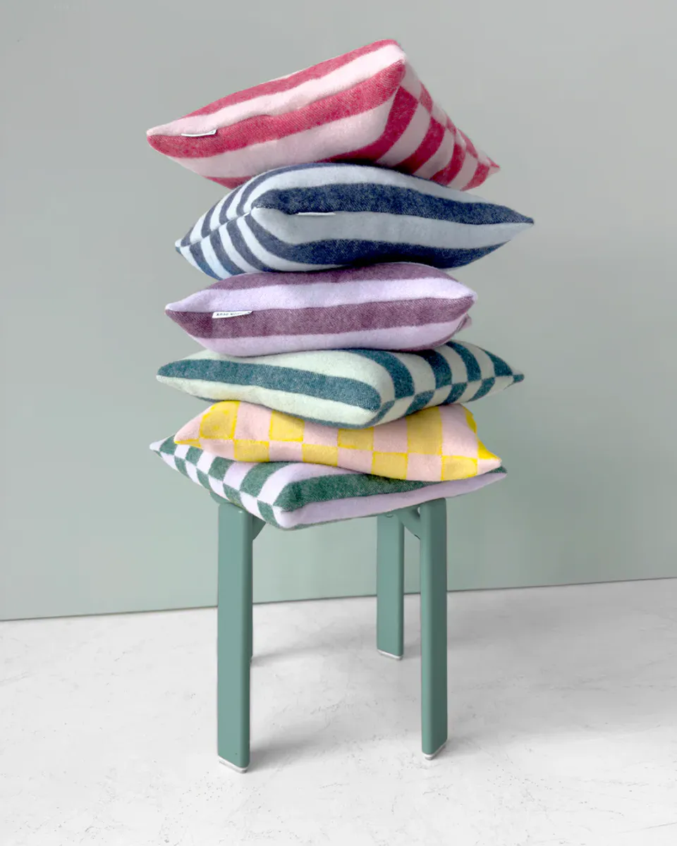 Maison Deux Candy Wrap XL Putetrekk 90x50 Lilla/Grønn