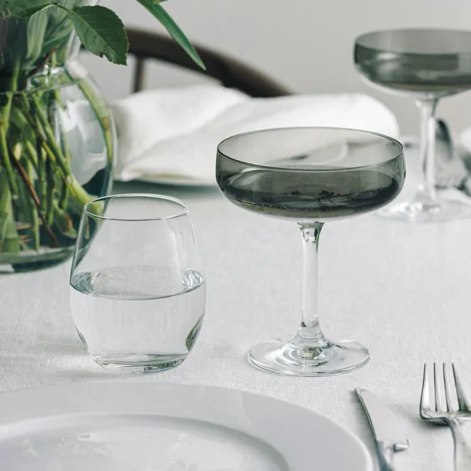 Hovedbilde Hadeland Glassverk Odysse Cavaskål 25 cl Røkgrå 2 ...