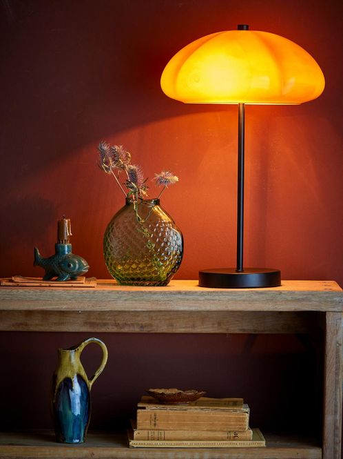 Hovedbilde Bloomingville Kinoko Bordlampe Gul