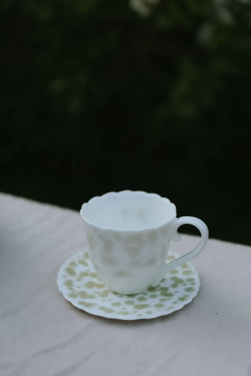 Wik & Walsøe Slåpeblom Kopp Varmgrå 20 cl