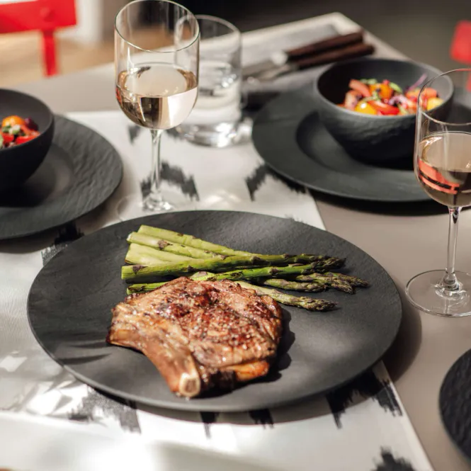 Hovedbilde Villeroy & Boch Manufacture Rock Gourmettallerken ...