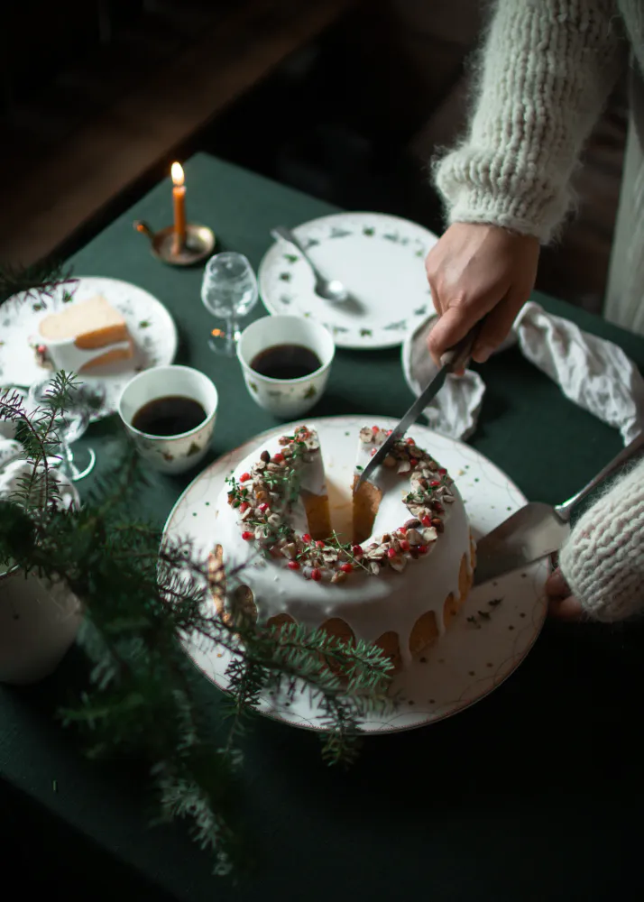 Wik & Walsøe Julemorgen Girlander Kakefat m/ Stett