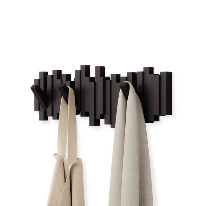 Hovedbilde Umbra Sticks 5 knaggrekke espresso
