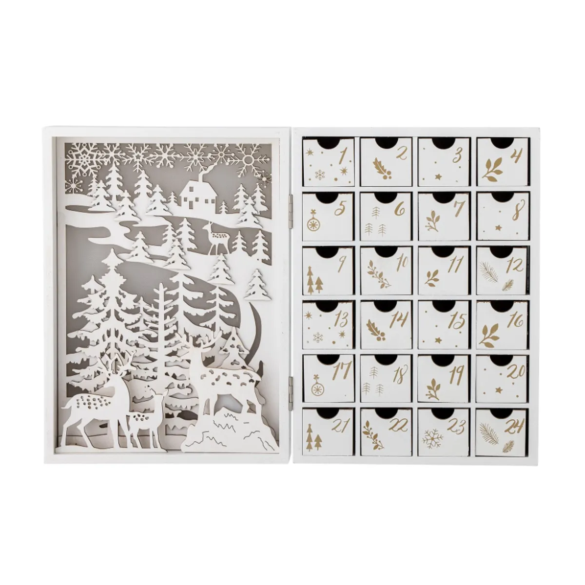 Bloomingville Elimar Adventskalender med Lys