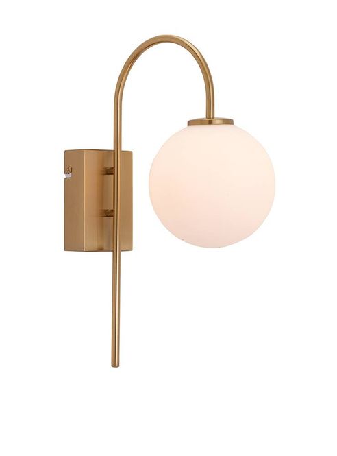 Hovedbilde Herstal Ballon Vegglampe Sateng/ Matt Messing LED