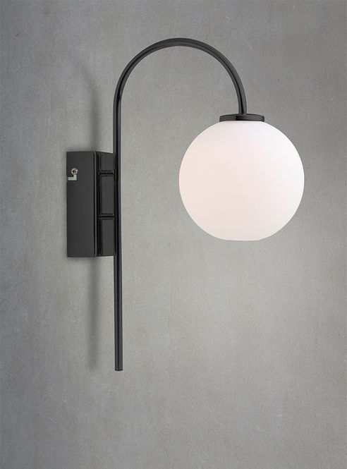 Hovedbilde Herstal Ballon Vegglampe Svart LED