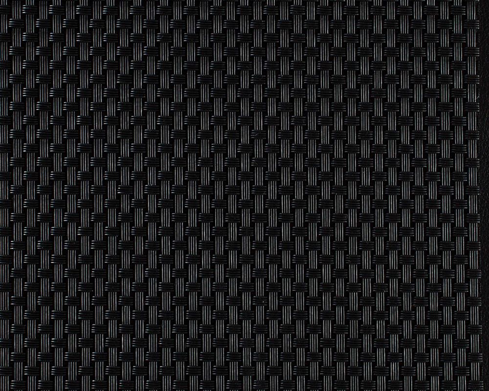 Chilewich Basketweave Round Black 4stk