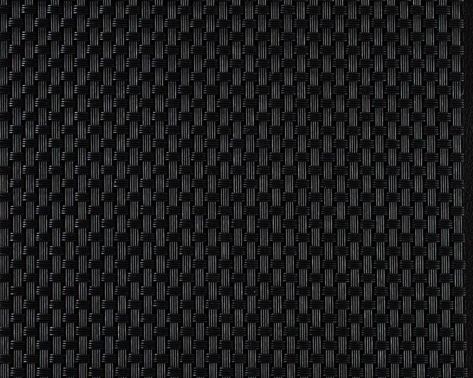 Hovedbilde Chilewich Basketweave Round Black 4stk