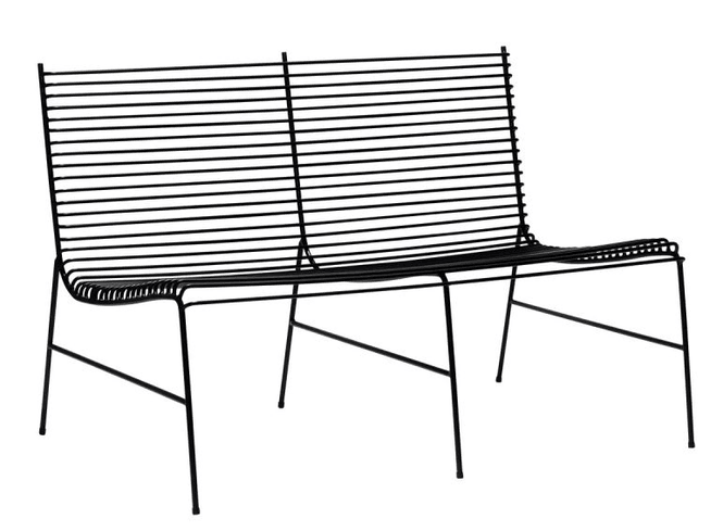 Hovedbilde Hübsch String benk sort