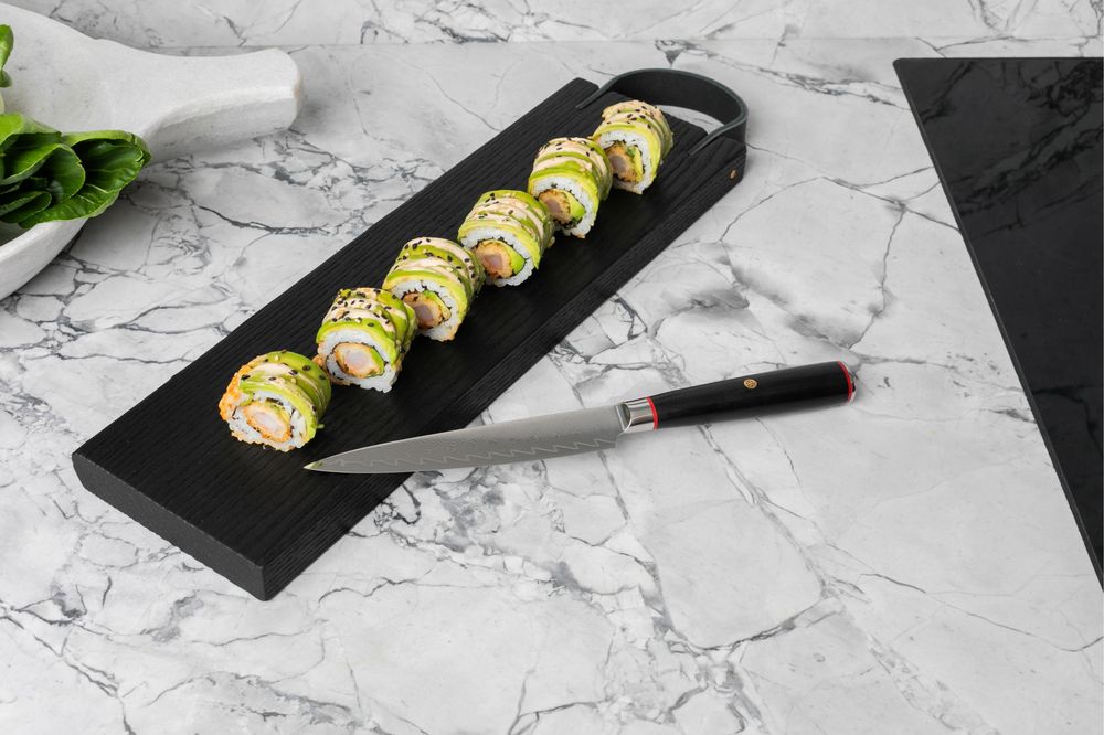 Nordic Blades Fusion skjærebrett forkullet eik 12x40 cm