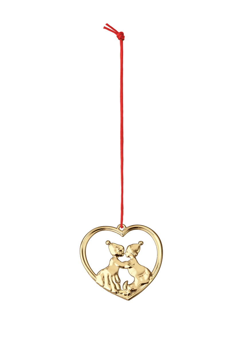 Rosendahl Karen Blixen Kyssende Nisser Forgylt 6,5 cm