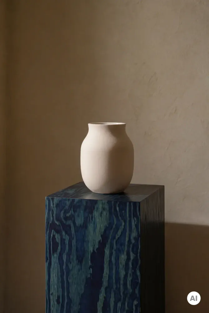 Kähler Studio Omaggio #1 Vase H20 cm Sand