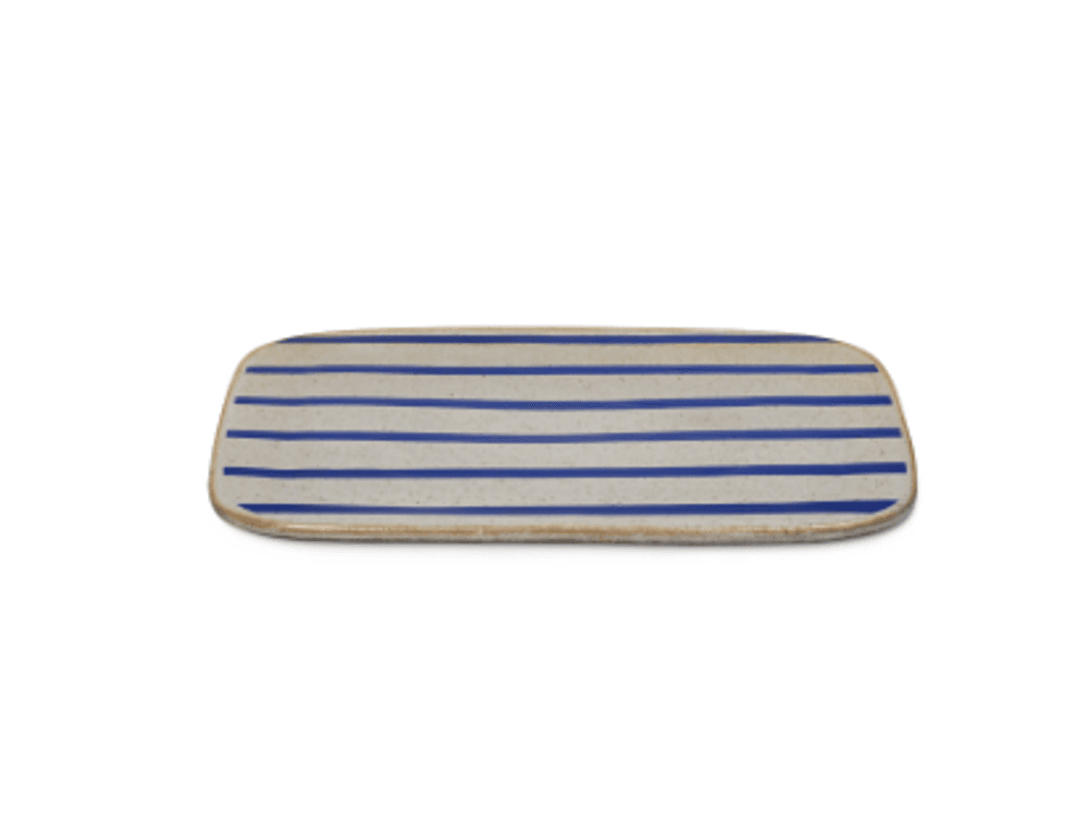 Lyngby Porcelæn Dan-Ild Serveringsfat 27x27 cm