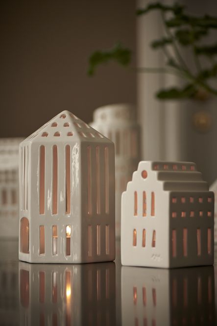 Hovedbilde Kähler Urbania Lyshus Langkirke hvit H10