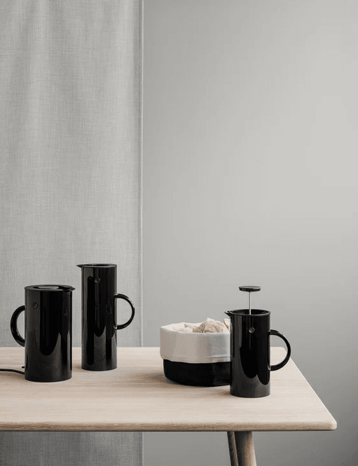 Hovedbilde Stelton brødkurv Hvit og sort