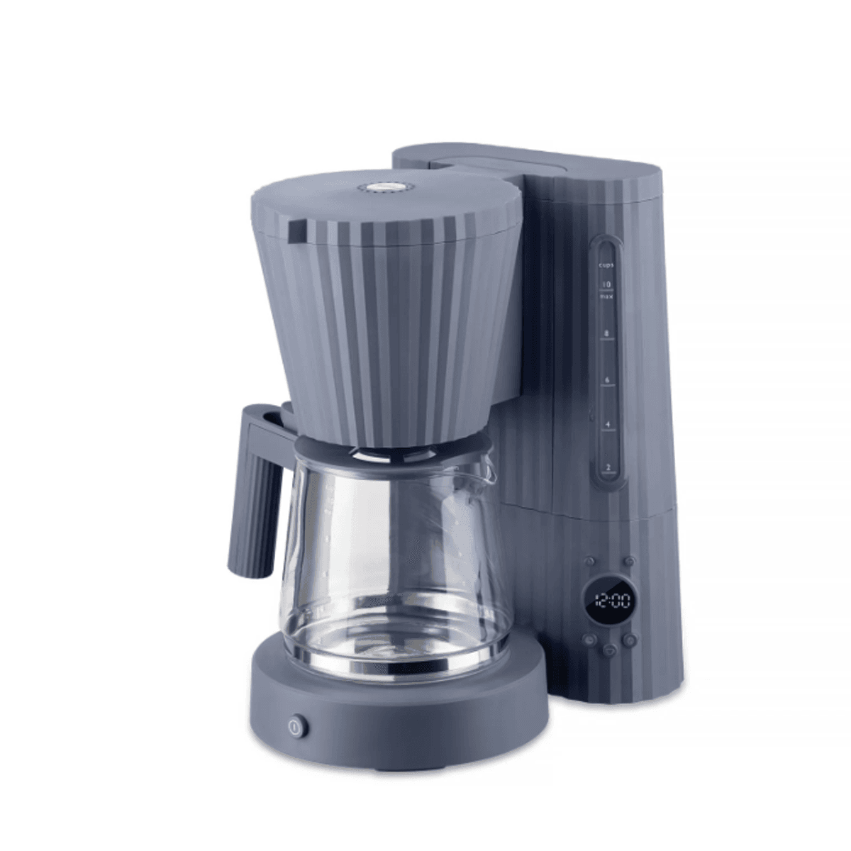 Alessi Plisse Kaffebrygger Grå