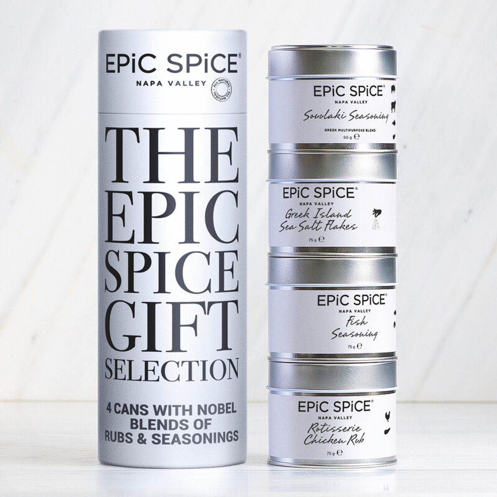 Epic Spice 4 stk. krydder i Gaveeske - Gresk krydder