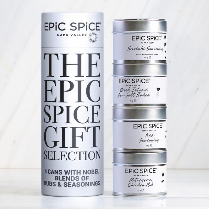Hovedbilde Epic Spice 4 stk. krydder i Gaveeske - Gresk ...