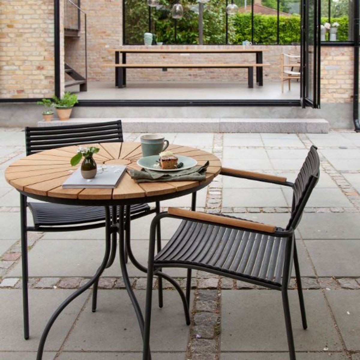 Cinas Mood Air Stol Antrasitt/Teak