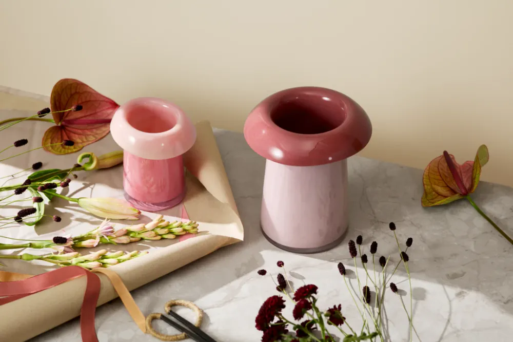 Holmegaard Soma Vase Rosa/Terracotta H22,5 cm