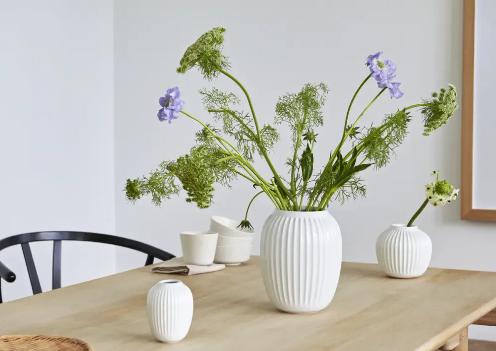 Kähler Hammershøi Vase Mini Hvit 10,5 cm
