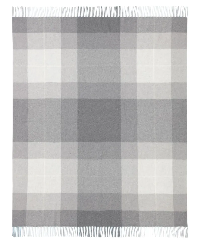  Biederlack Quito Ullpledd 130x170 cm Grey