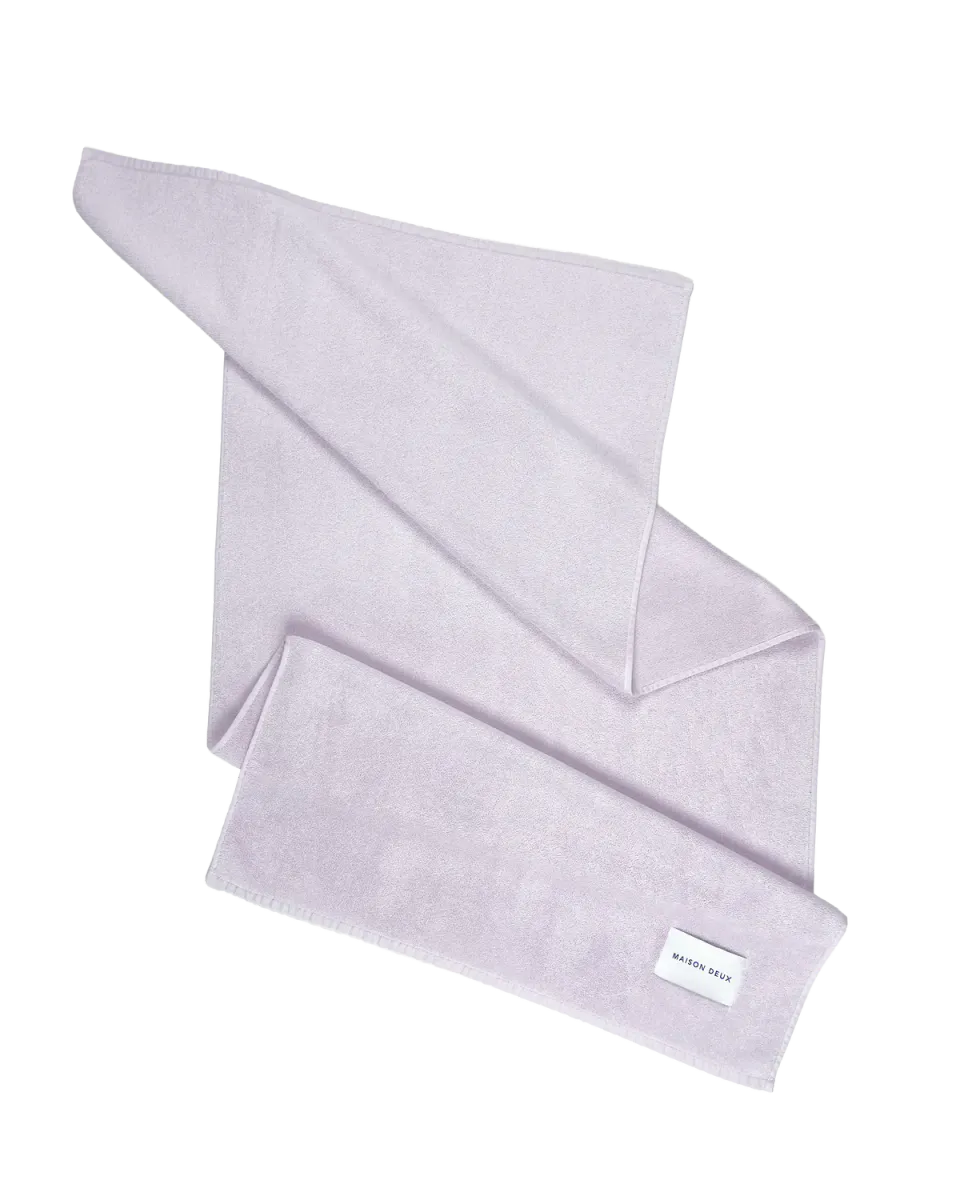 Maison Deux Solid Håndhåndkle Lilac 50x100 cm