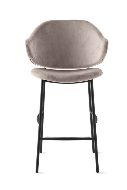 Hovedbilde Calligaris Holly barstol matt sort / sand
