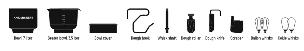 Ankarsrum Kjøkkenmaskin Assistent Original Royal Blue.