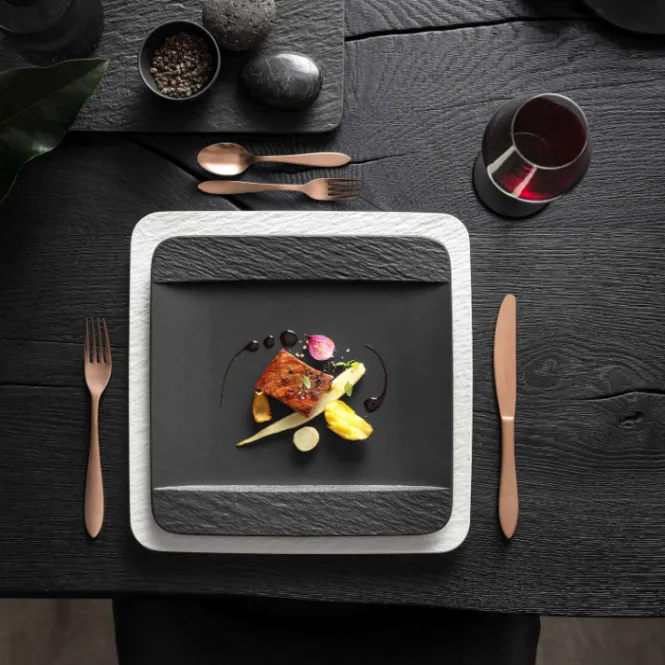 Hovedbilde Villeroy & Boch Manufacture Rock Middagstallerken ...