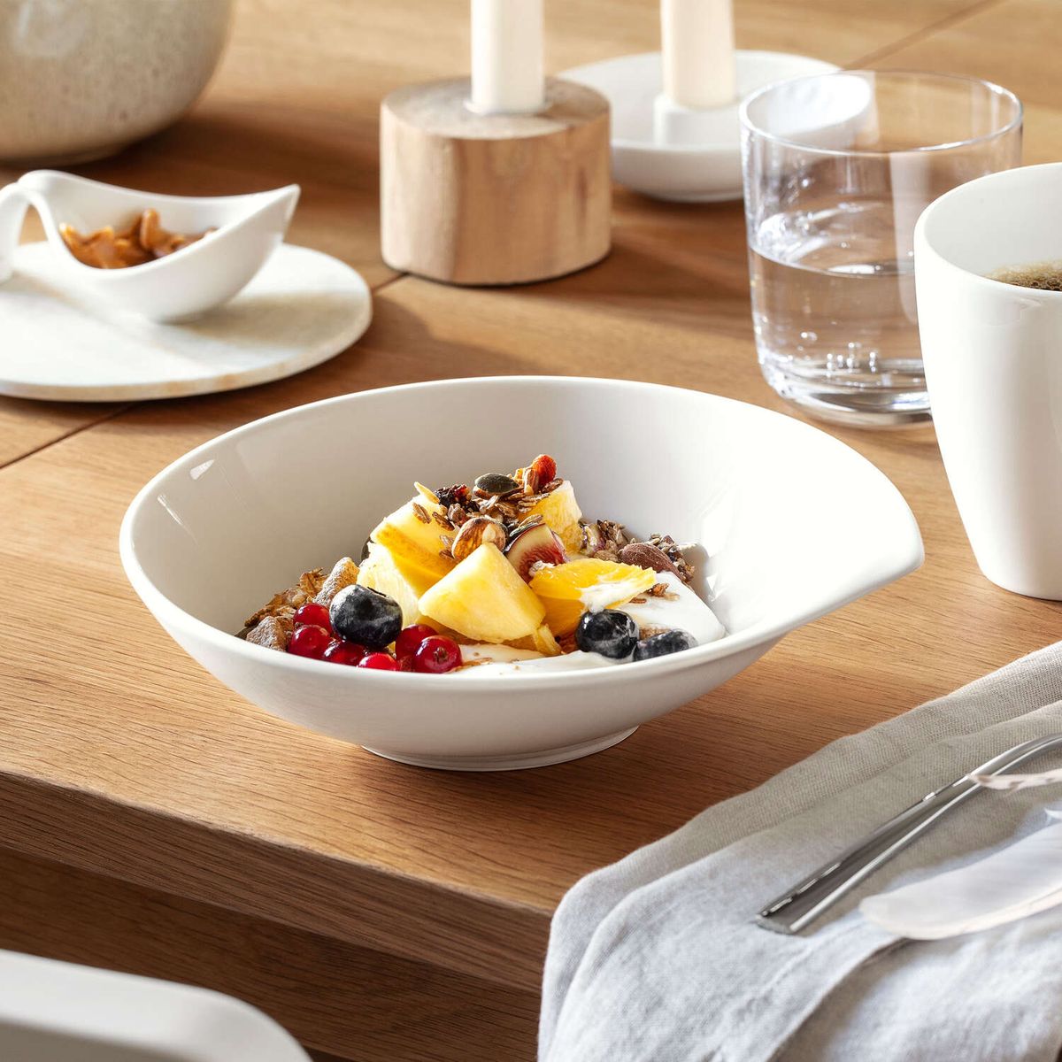 Villeroy & Boch Flow Dyp tallerken / Frokostbolle 21x20 cm