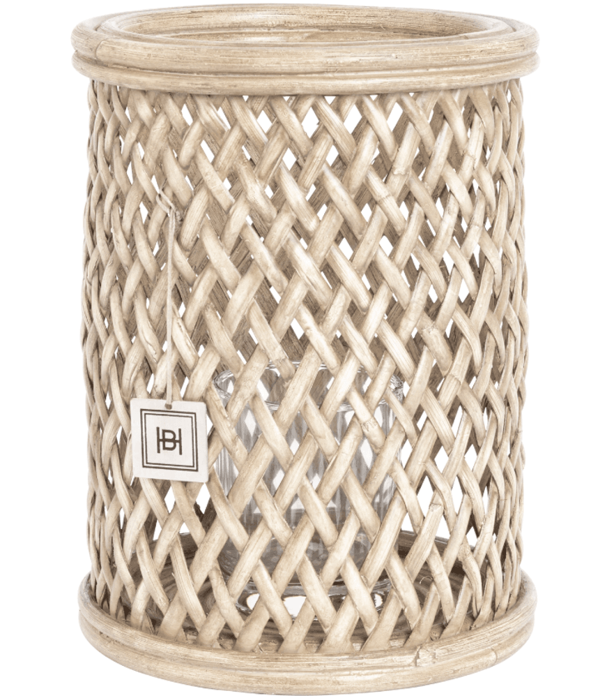 Halvor Bakke Latina Rotting Lyslykt Ø18 H24 Beige