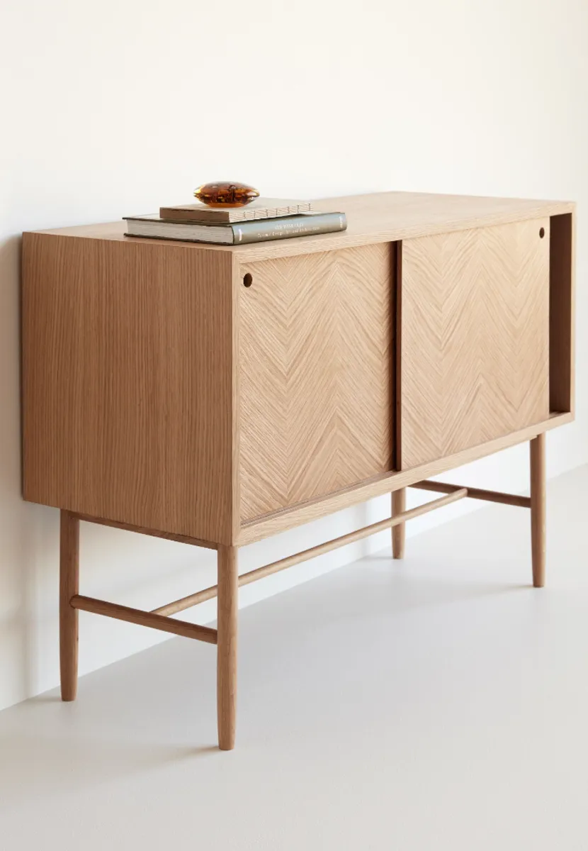 Hübsch Herringbone Kommode Eik